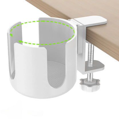 Spill-Proof Clamp Design Desk Cup Holder