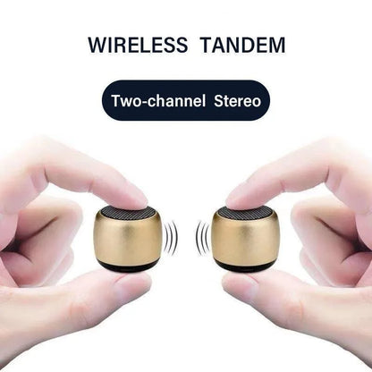 Compact Bluetooth Speaker with Wireless Connectivity