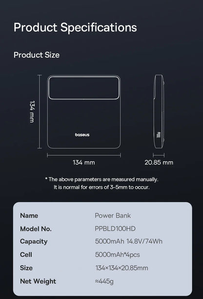 Fast Charging Power Bank 100W with PD Technology