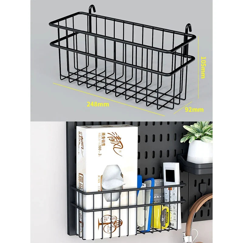 Vertical Pegboard Organizer for Desk Use