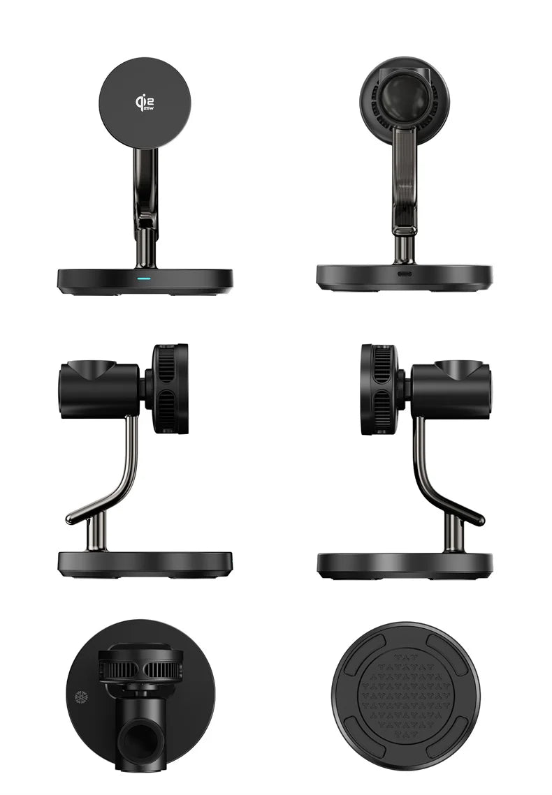 Wireless Charging Stand with Magnetic Fast Charge Feature