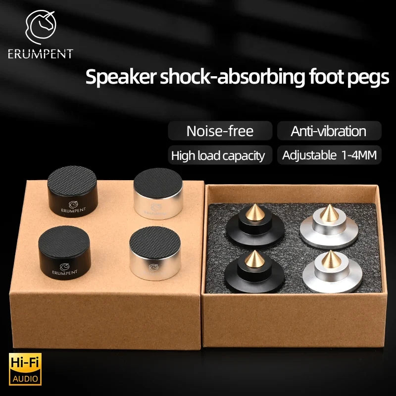 Set of 4 Speaker Spike Feet for HiFi Systems