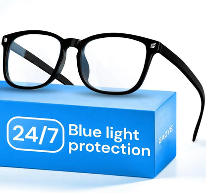 Gaming Glasses for Computer Use - Black Frame