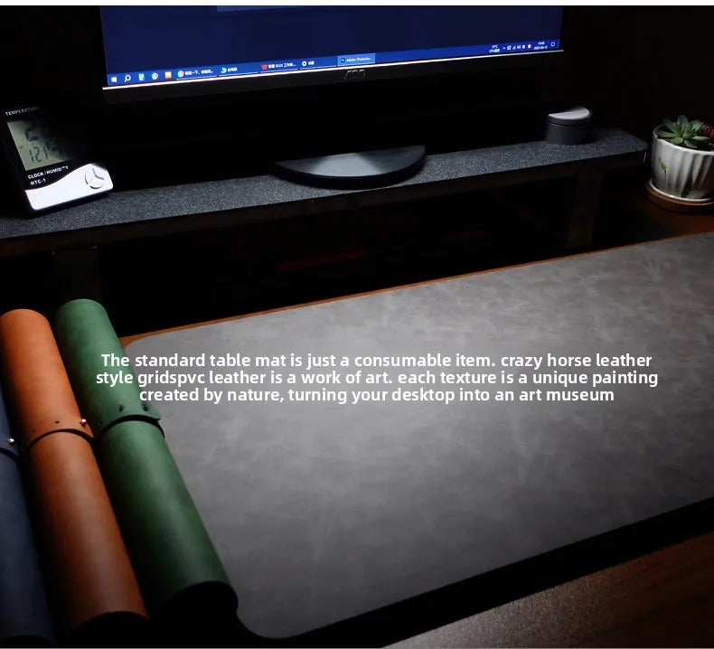 Waterproof PU Desk Mat Set for Stylish Office Spaces