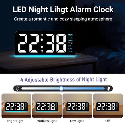 Compact Night Light Alarm Clock