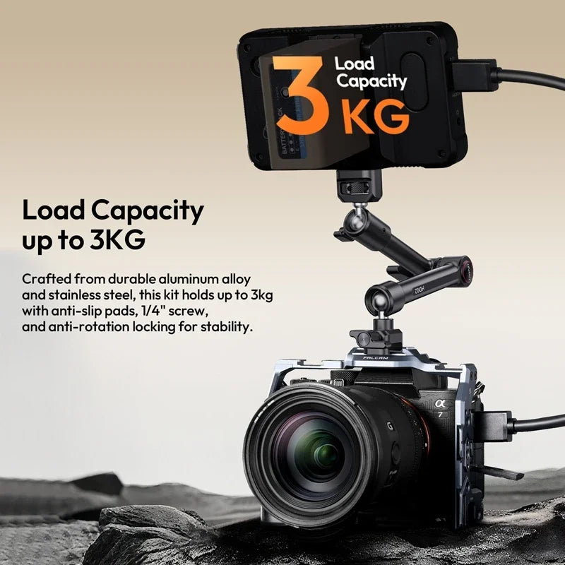 HD02 Adjustable Arm Kit for Cameras and Accessories