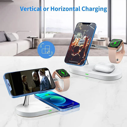 3-in-1 Magnetic Wireless Charger Station for Devices