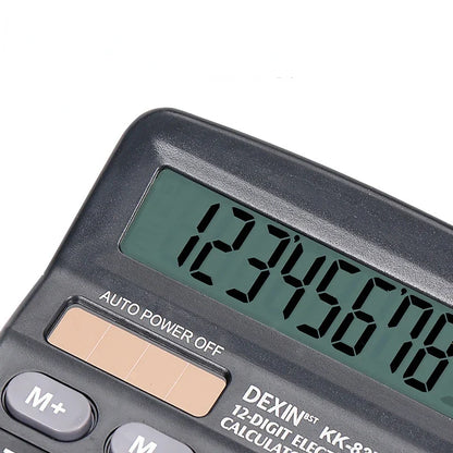 Solar-Powered Desktop Calculator with 12 Digits