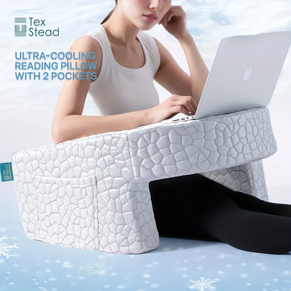 Extra Large Support Pillow with Memory Foam for Bed Rest