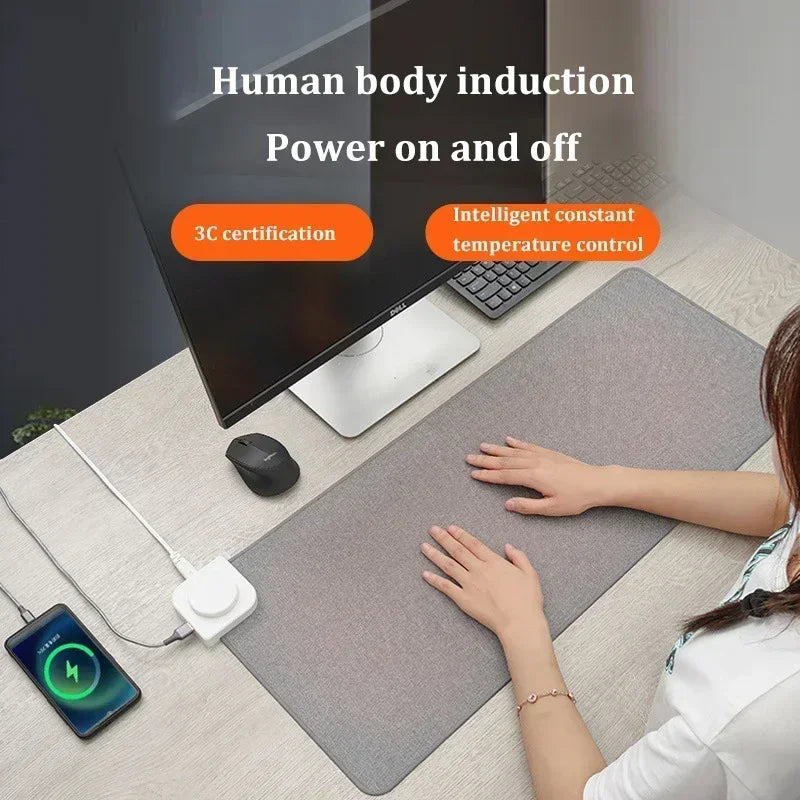 Comfortable and Warm Heated Mouse Pad for Enhanced Productivity
