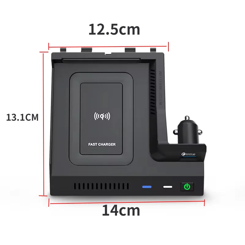 Vehicle Charging Station with USB Connectivity