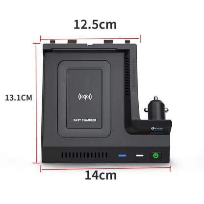 Vehicle Charging Station with USB Connectivity