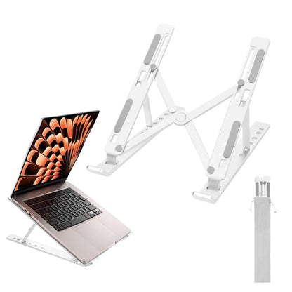 Adjustable Laptop Stand with 4 Height Levels