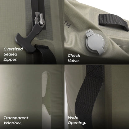 Vacuum Sealed Compression Backpack for Travel