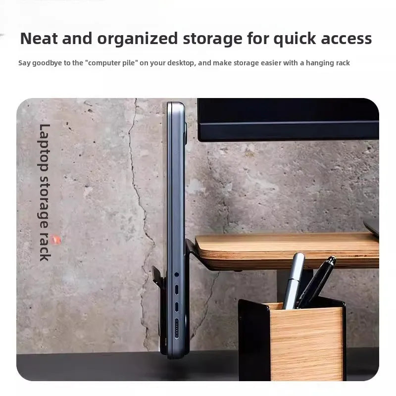 Desk Riser with Integrated Cable Organization System