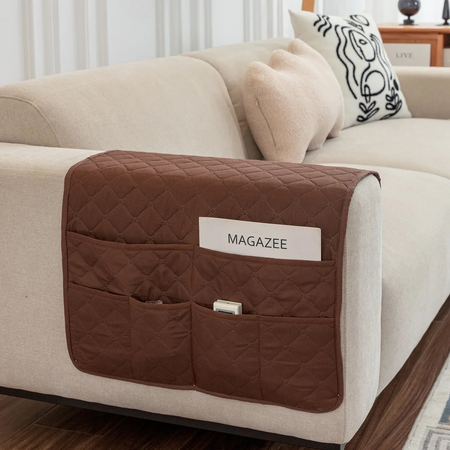 Sofa Armrest Storage Bag