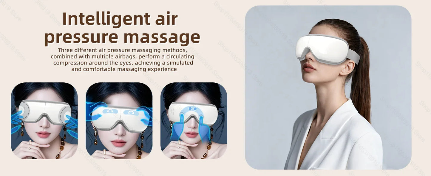 Eye Massager with Heat and Vibration Features