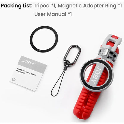 Tripod with Magnetic Suction Feature