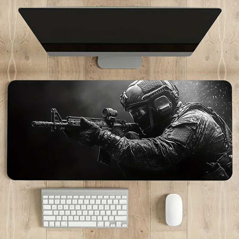 Tactical Soldiers Gaming Mouse Pad - XXL Size