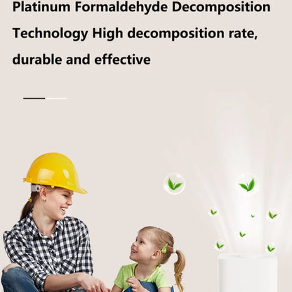 Compact HEPA Air Cleaner for Desktop Use