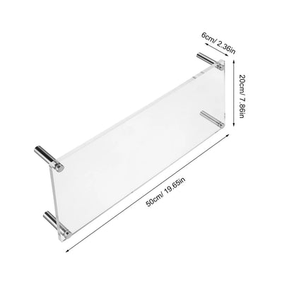 Desk Riser Stand in Clear Acrylic for Monitor Elevation