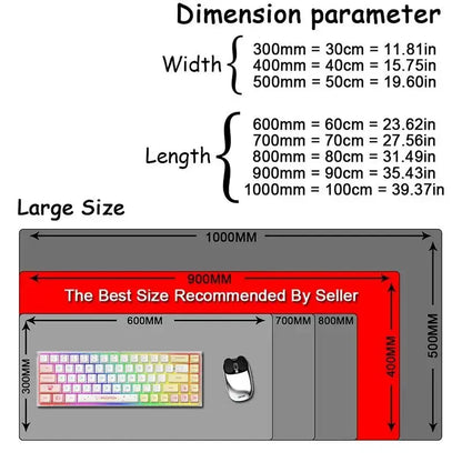 Large Gaming Mouse Pad Featuring Sports Car Graphic