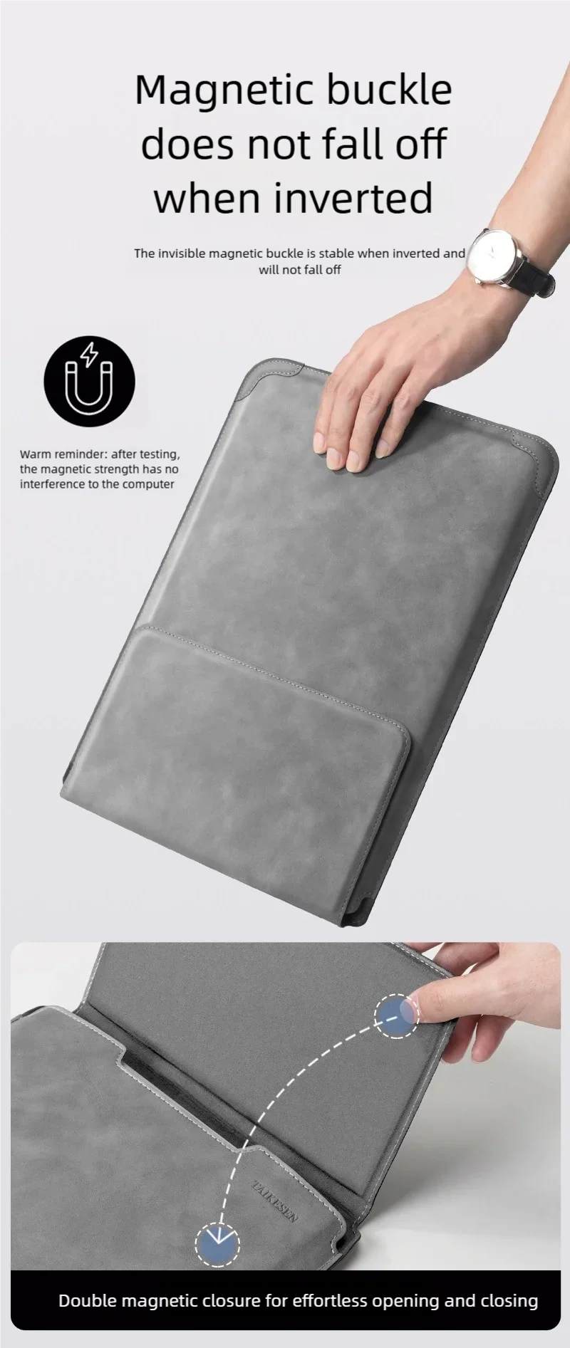 Protective Case for Laptop with Built-in Stand