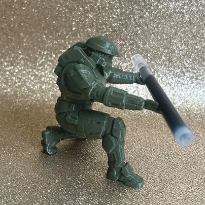 Pen Holder Shaped Like a Soldier – 3D Printed Design