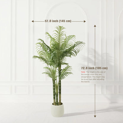 Decorative Areca Palm Plant - Faux Indoor Tree