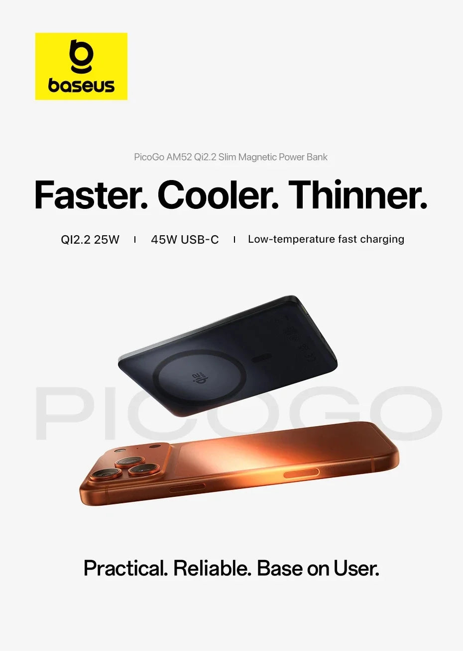 Wireless Power Bank with Magnetic Attachment