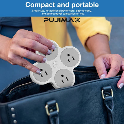 Multi-Outlet Power Strip with Braided Cable