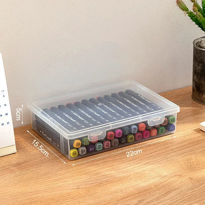Transparent Pencil Storage Case for Organization