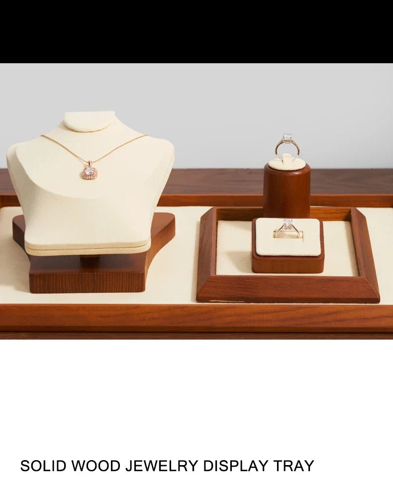 Elegant Wooden Tray for Bracelet Storage and Organization