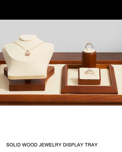Elegant Wooden Tray for Bracelet Storage and Organization