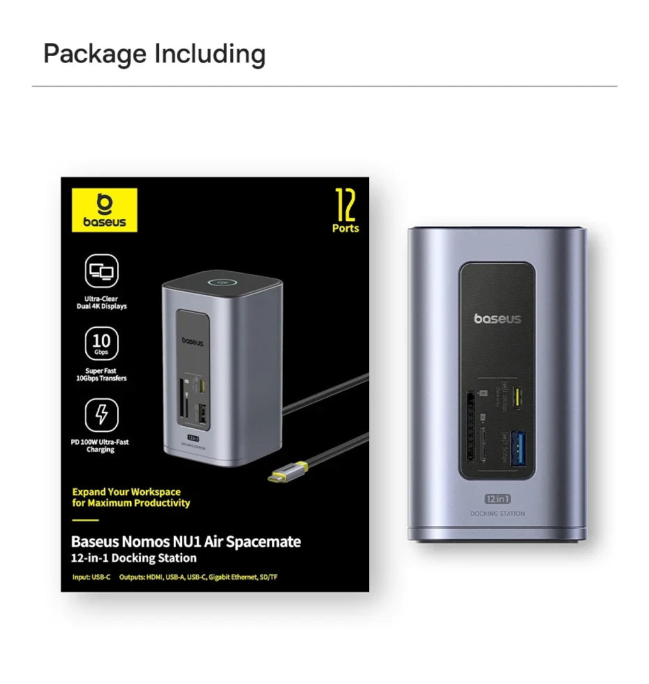 11-in-1 Multi-Port Docking Station