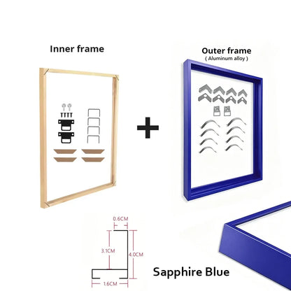 Canvas Frame Kit with Metal and Wooden Elements