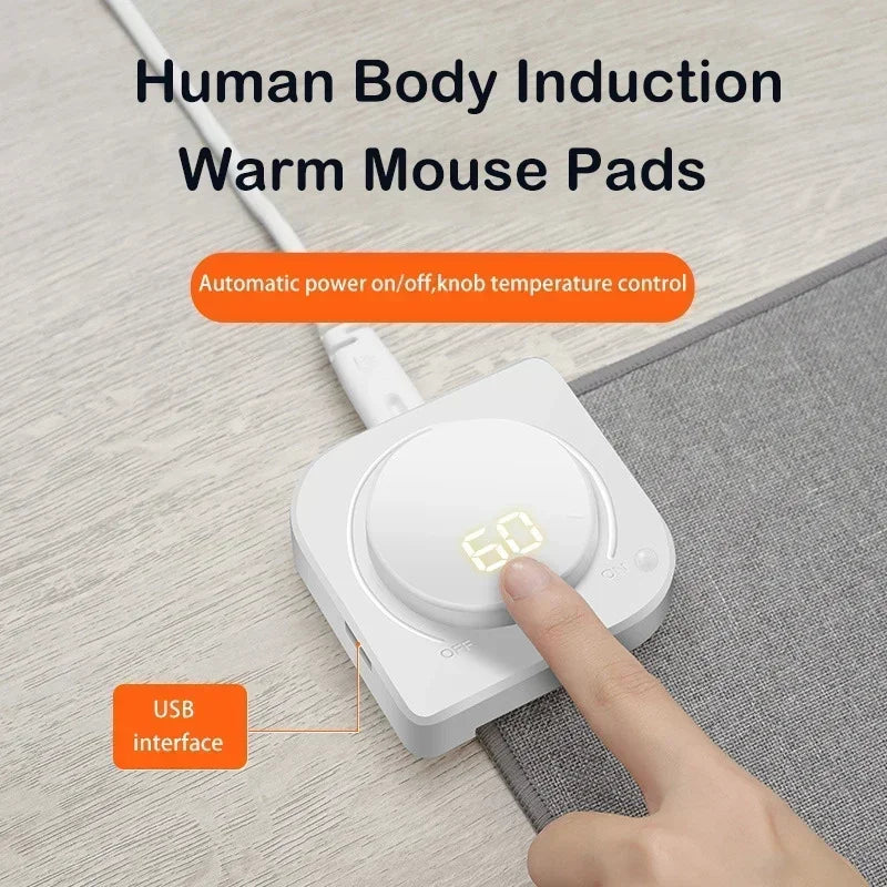 Comfortable and Warm Heated Mouse Pad for Enhanced Productivity