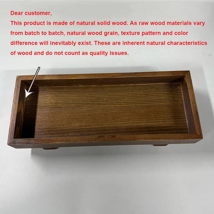 Natural Wood Storage Tray for Essentials