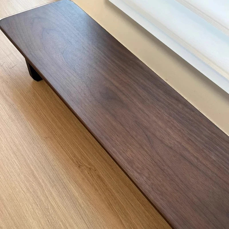 Wooden Monitor Stand in Black Walnut Finish