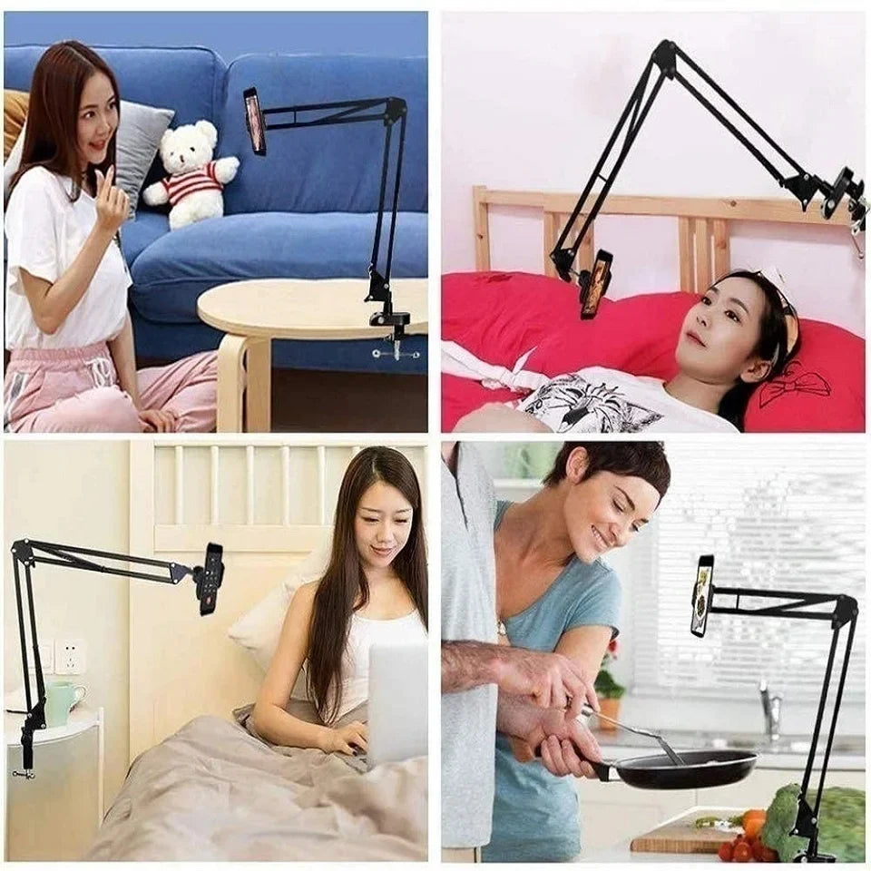 Phone Stand with Selfie Ring Light for Enhanced Photography