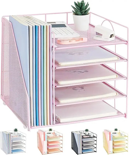 Desktop Organizer for Paper with 5 Tiers