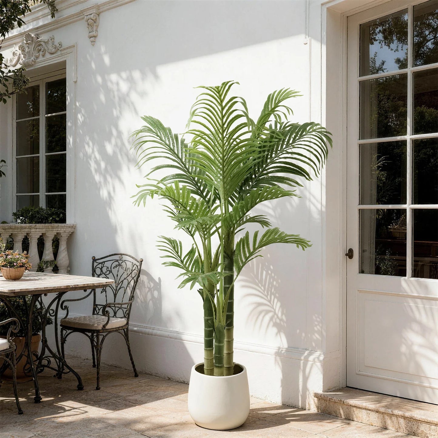 Decorative Areca Palm Plant - Faux Indoor Tree