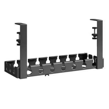 Adjustable Cable Organizer Tray for Under-Desk Use