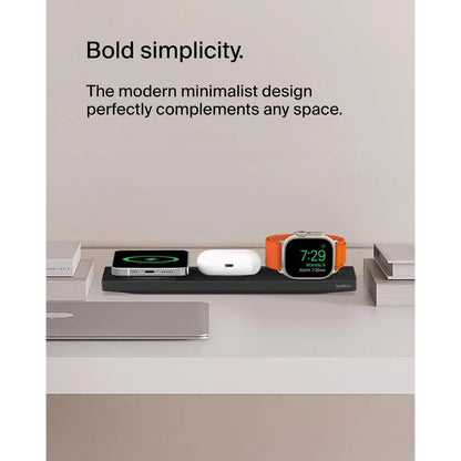 Wireless Charging Dock with 3 Functions – Sleek Design