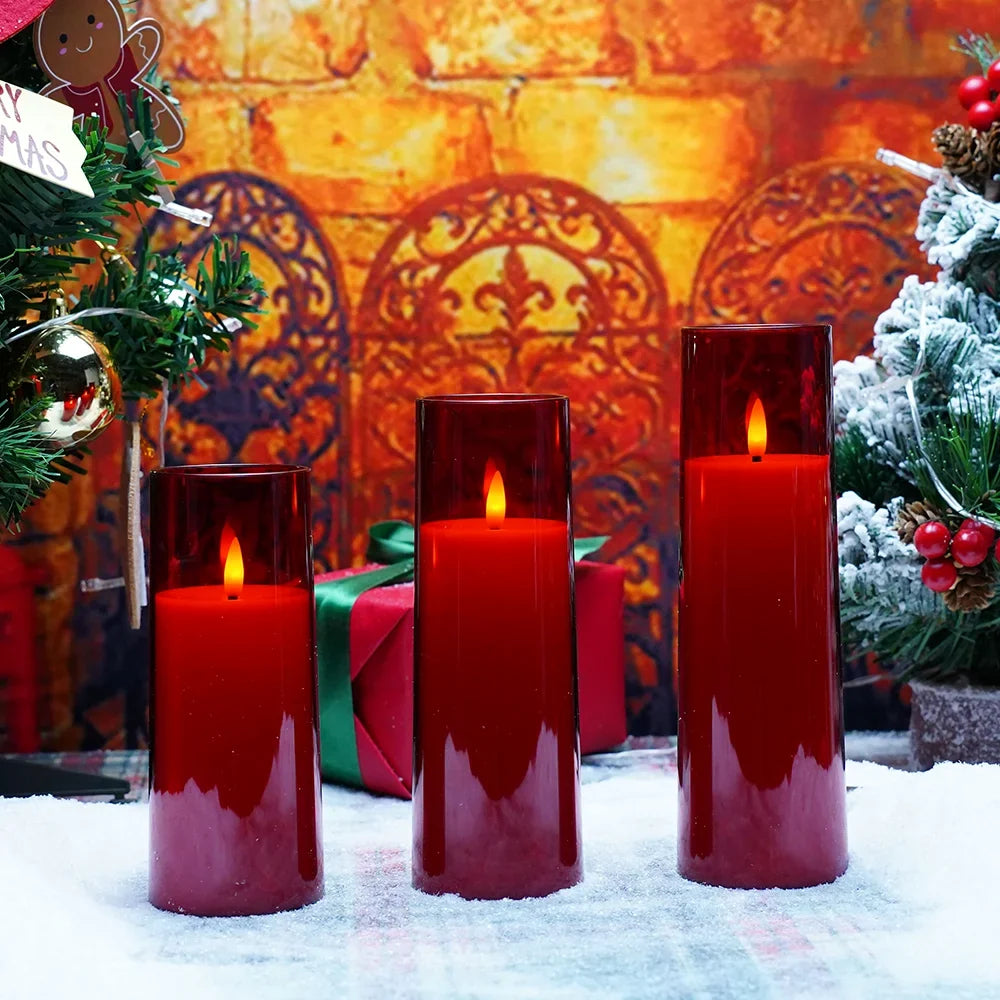 LED Candles with Remote Control - Pack of 5