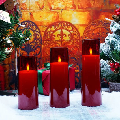 LED Candles with Remote Control - Pack of 5