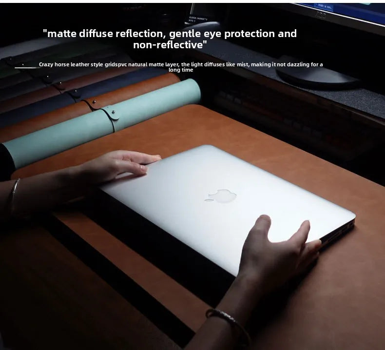 Waterproof PU Desk Mat Set for Stylish Office Spaces