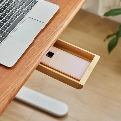 Under-Desk Storage Tray with Adhesive Attachment