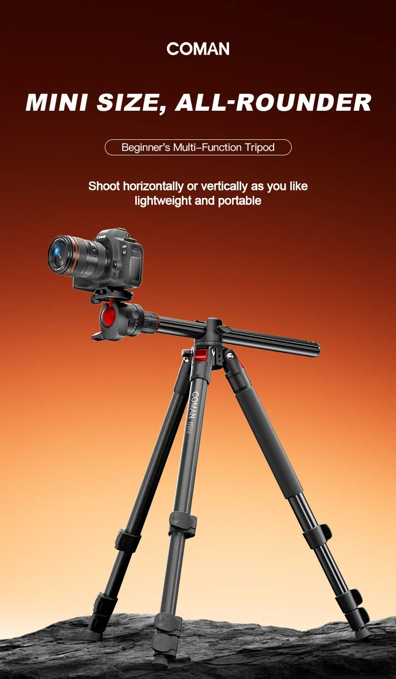 Compact Overhead Tripod for Cameras