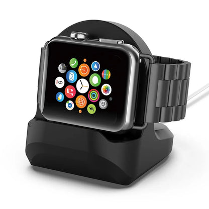 Silicone Stand Holder for Apple Watch Charging Dock
